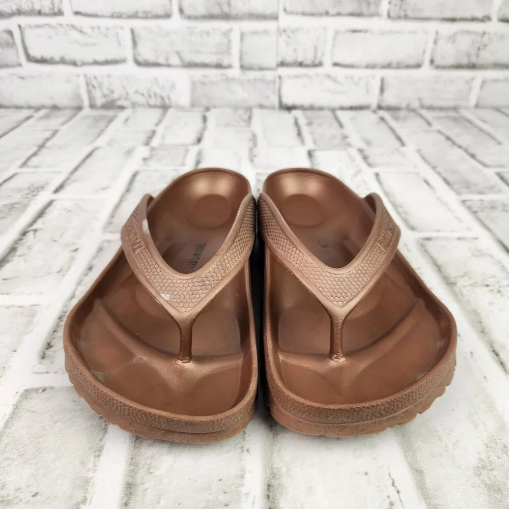 Birkenstock Honolulu Essentials EVA Women's Size US 7 EU 38 Copper Slides Sandal - Picture 2 of 10